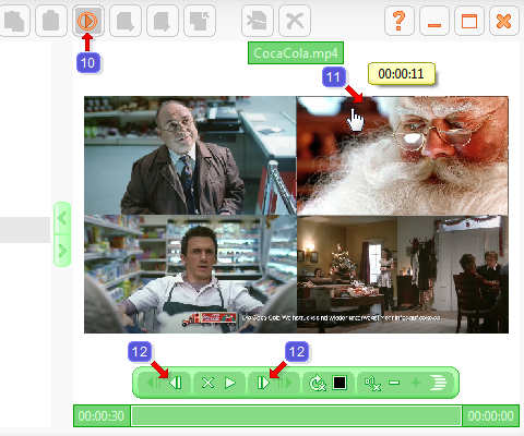 Videoplayer im Programm FileThumbnail