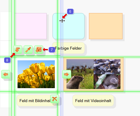Seitenfelder im Programm HelpWriter