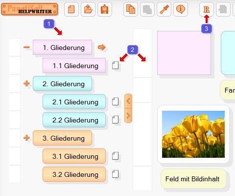 Vorschau des Programms HelpWriter
