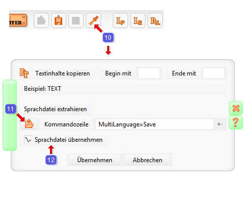 Sprachdatei erstellen im Programm LanguageWriter