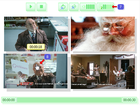 Video preview in the program MediaPlayer