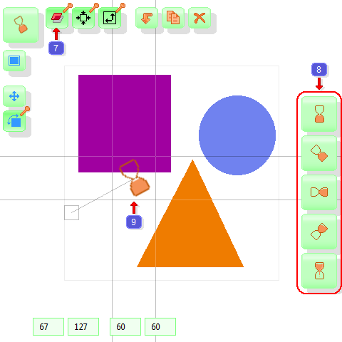 Use picture groups in the program PicturePaint