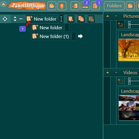 Folder view of the program FileProtected